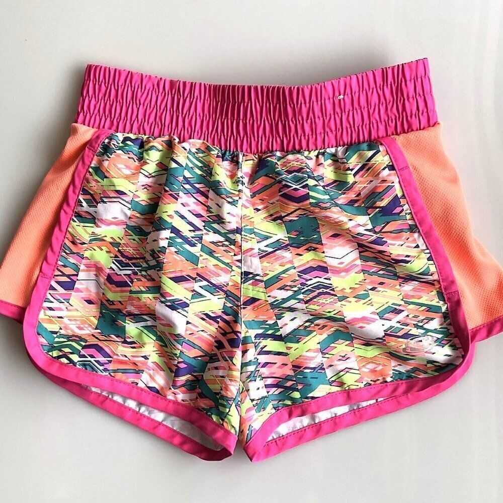 Skechers Pink & Orange Activewear Shorts 7/8
